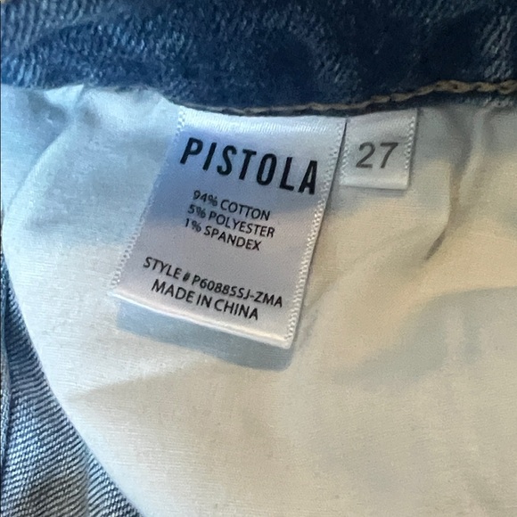 Pistola Lennon Crop Blue Jeans - Picture 8 of 8